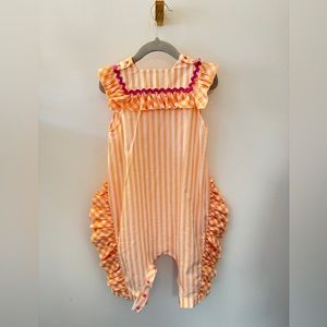 TIA CIBANI KIDS BABY GIBSON FLOUNCE JUMPSUIT SEDONA PINK